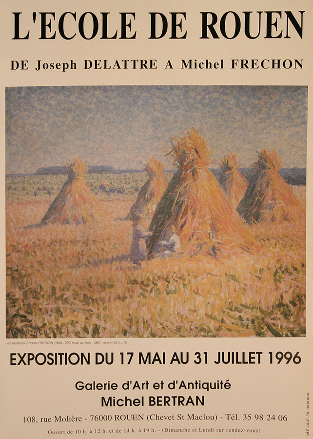 L'ÉCOLE DE ROUEN, de Joseph DELATTRE à Michel FRECHON