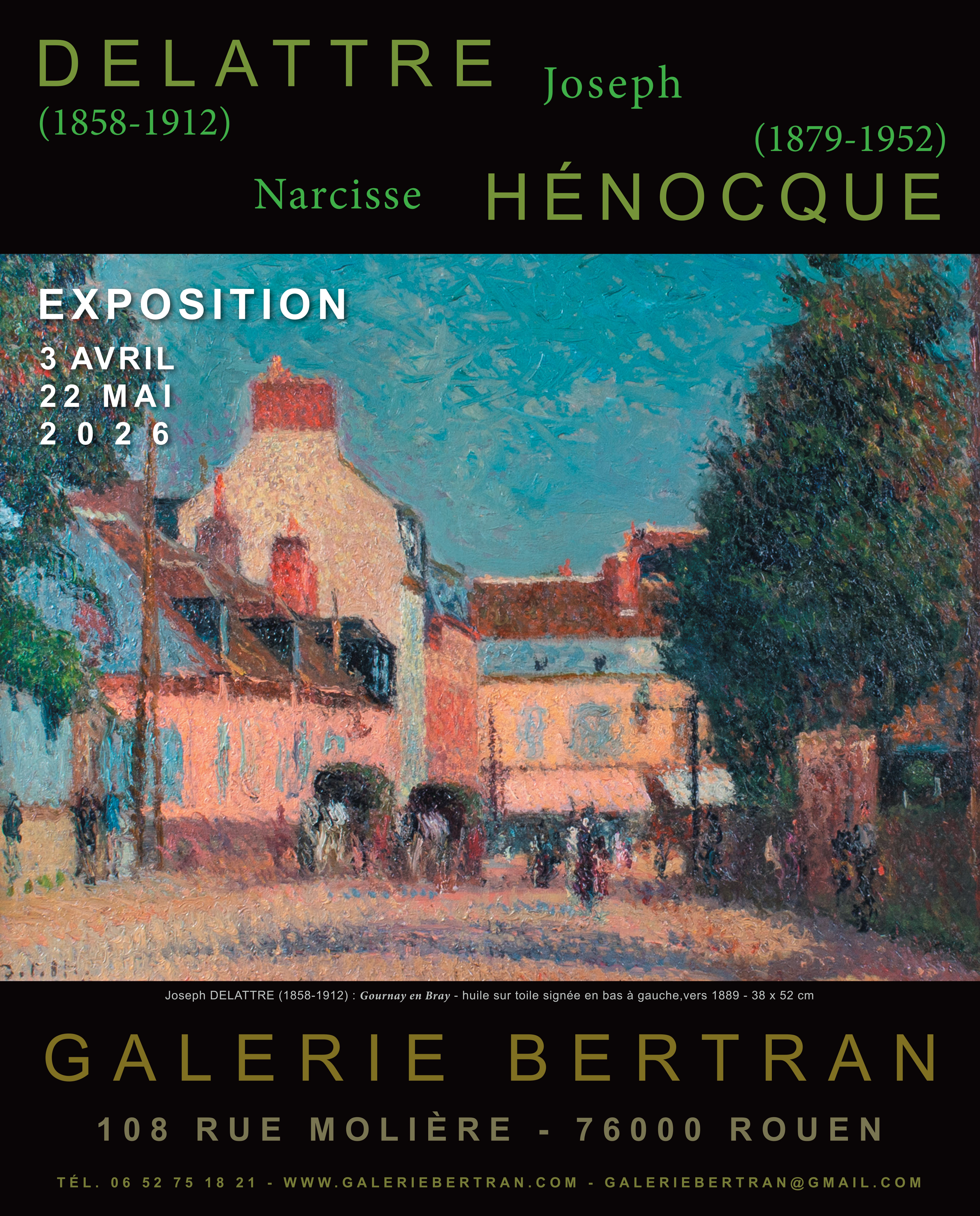 Joseph DELATTRE - Narcisse HÉNOCQUE, le maître et son élève