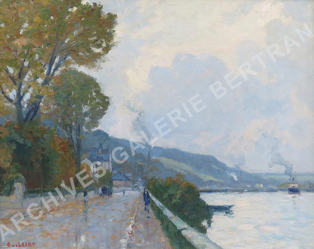 Quai de Croisset en automne