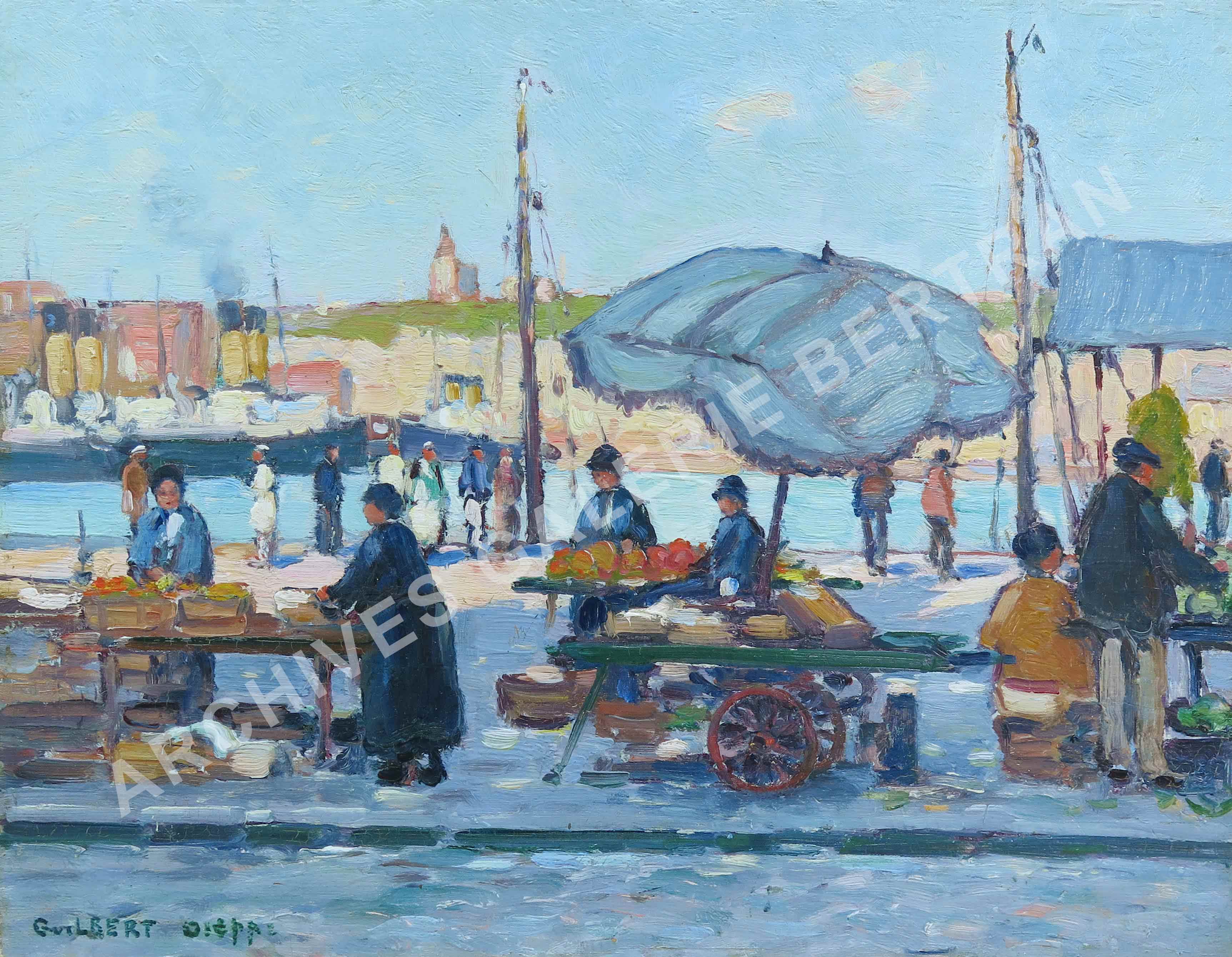 Marché à Dieppe