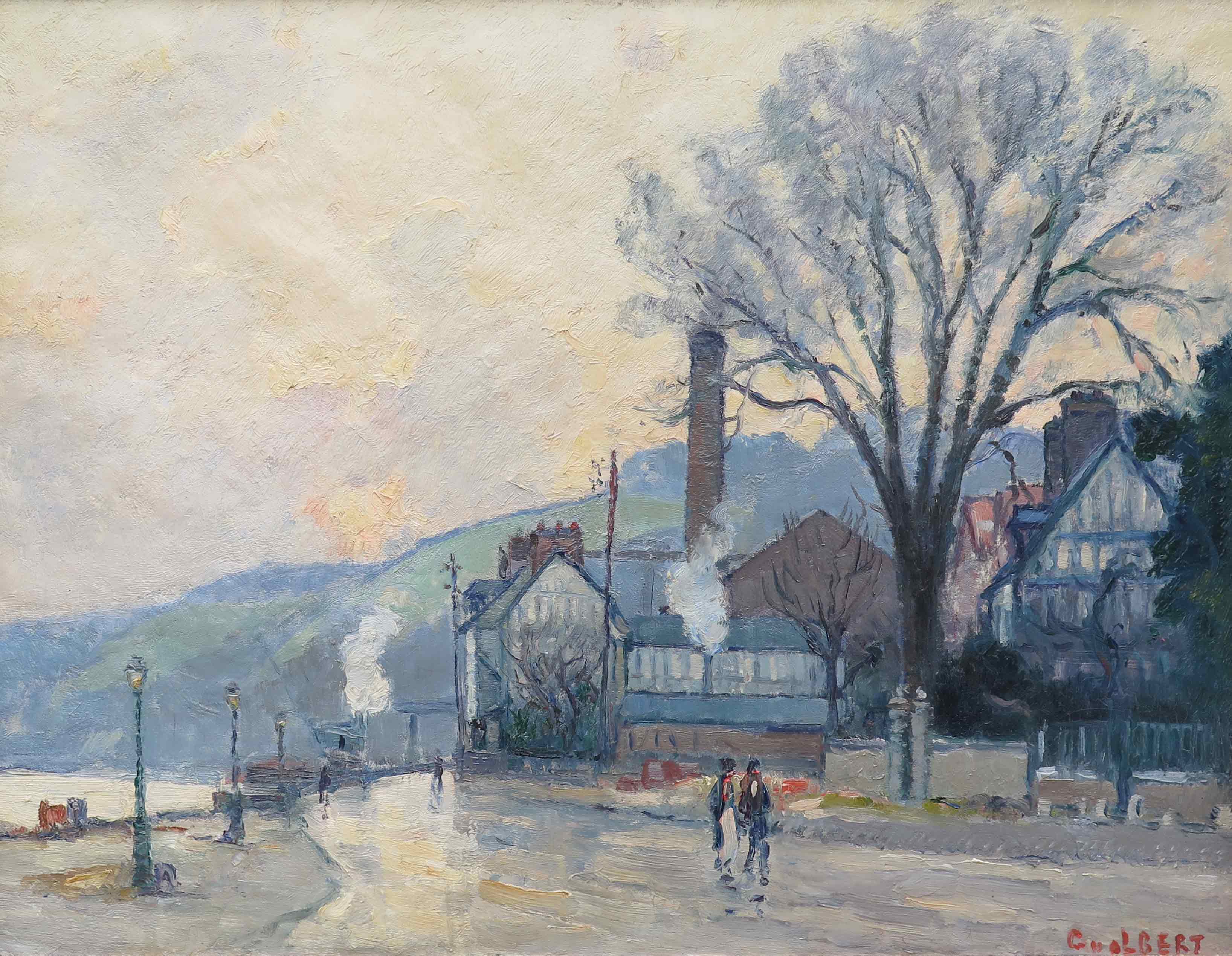 Bord de Seine à Croisset.