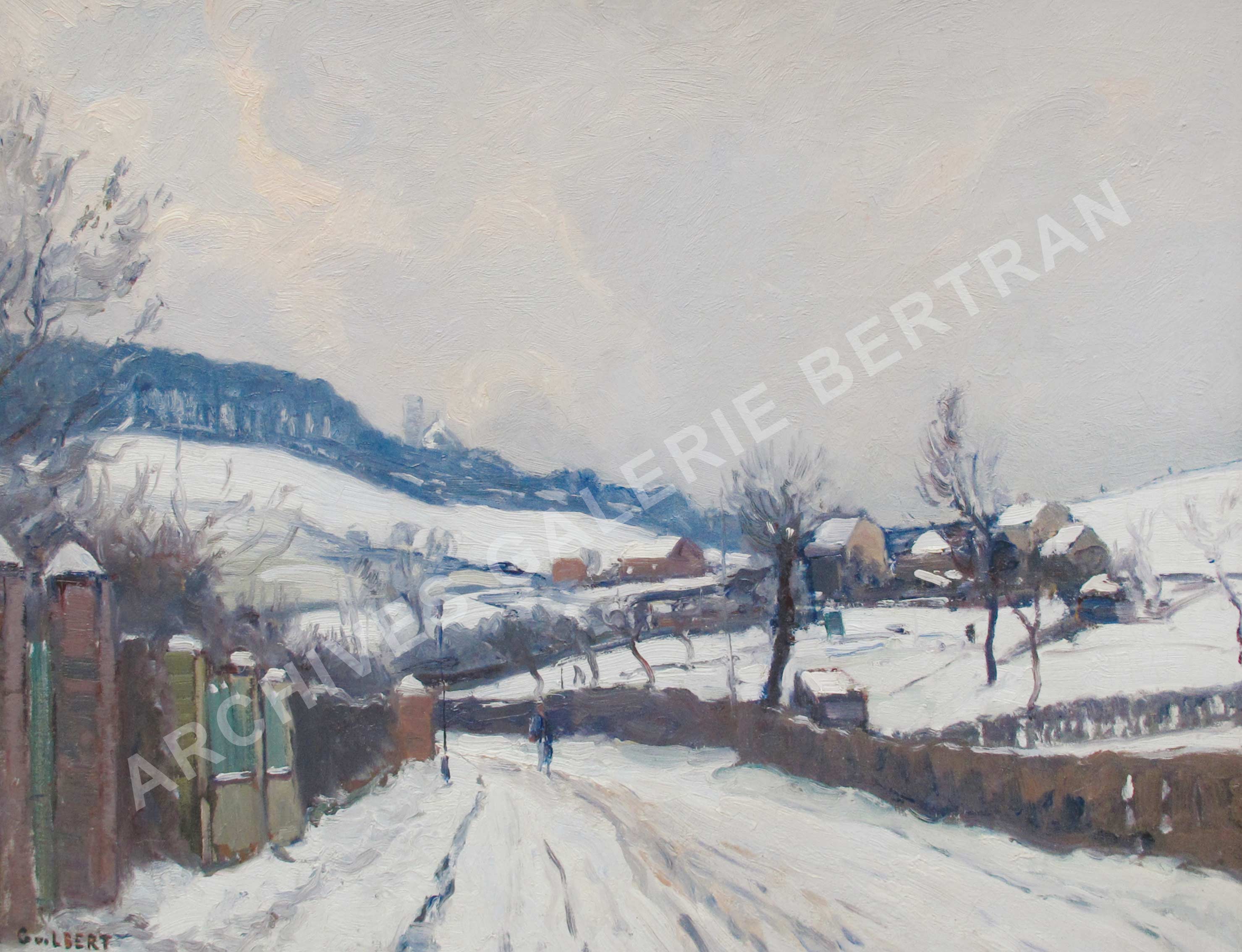Le Vallon du Temps Perdu, effet de neige