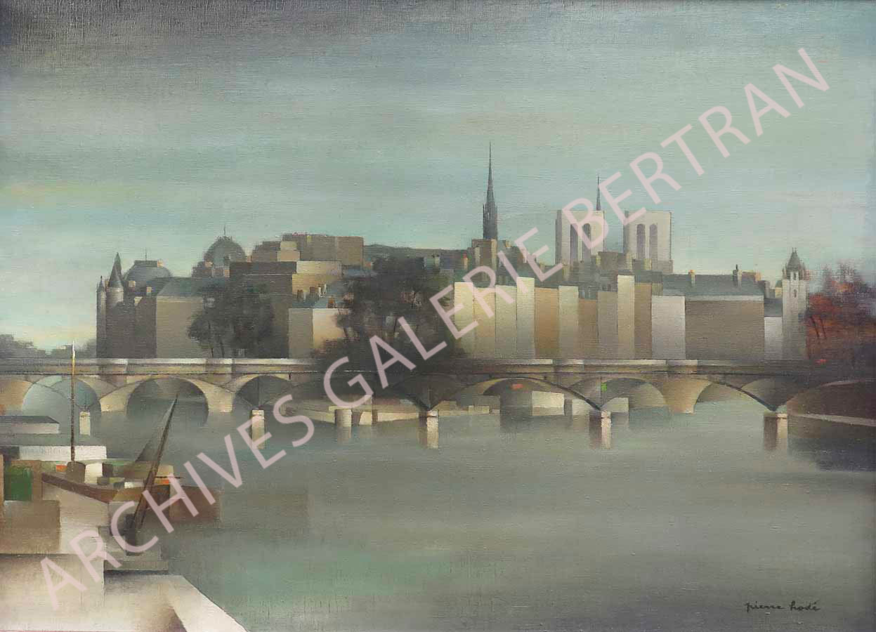 Paris, le pont de Arts et l’Île de la cité