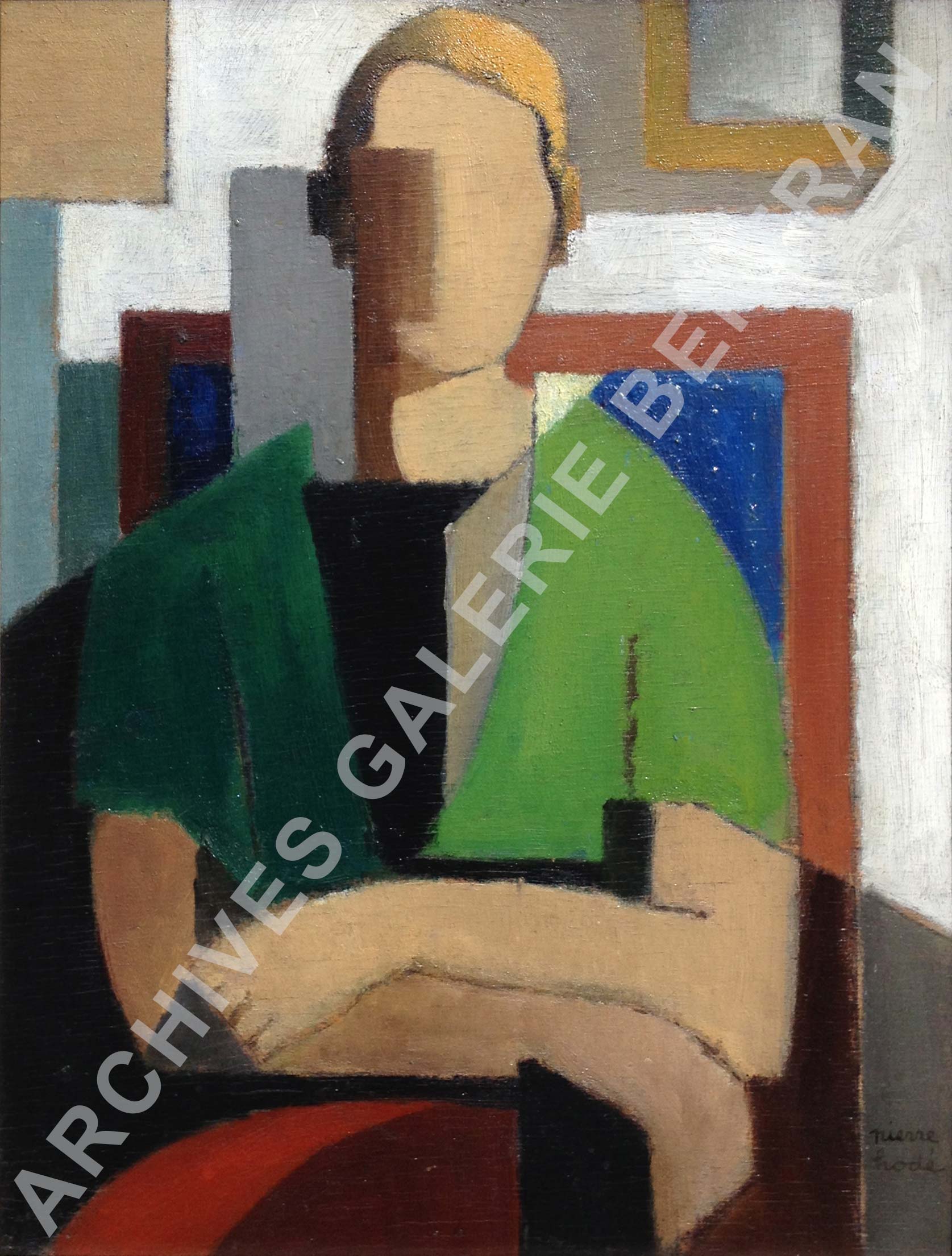 Portrait de femme (madame Hodé)