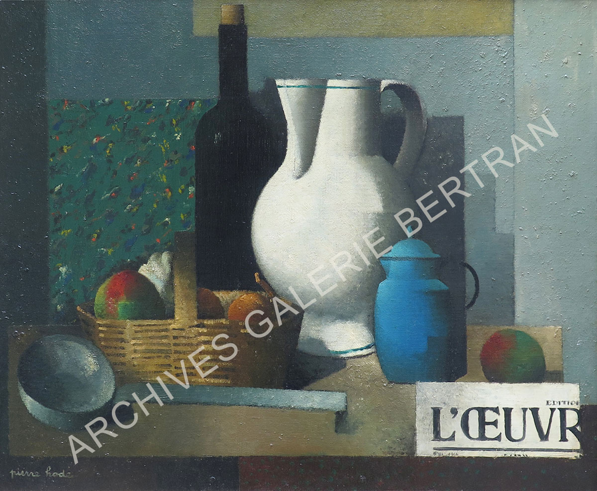 Nature morte au pot blanc