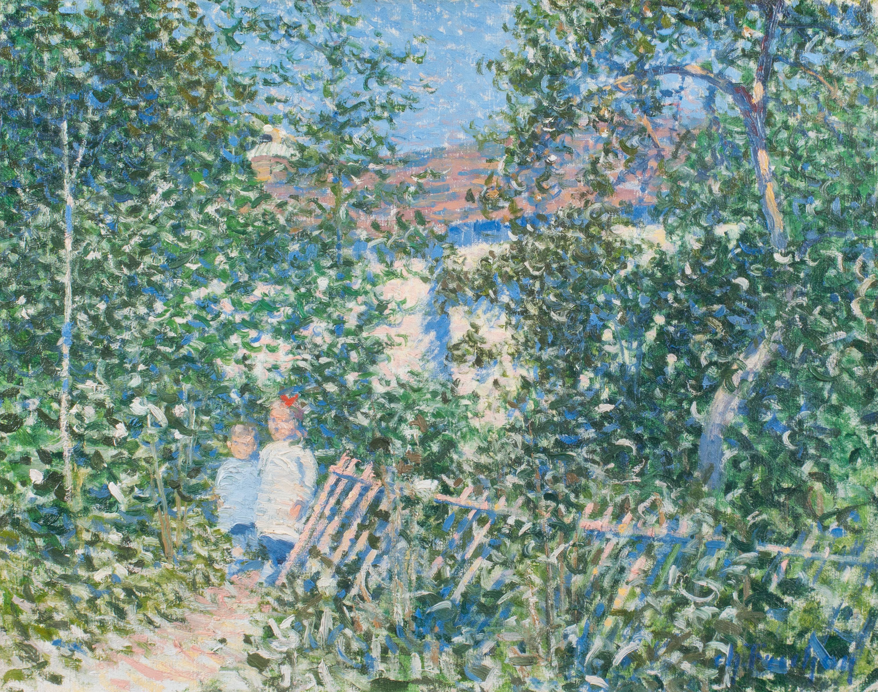 Le jardin rue Coquerel, les deux frères