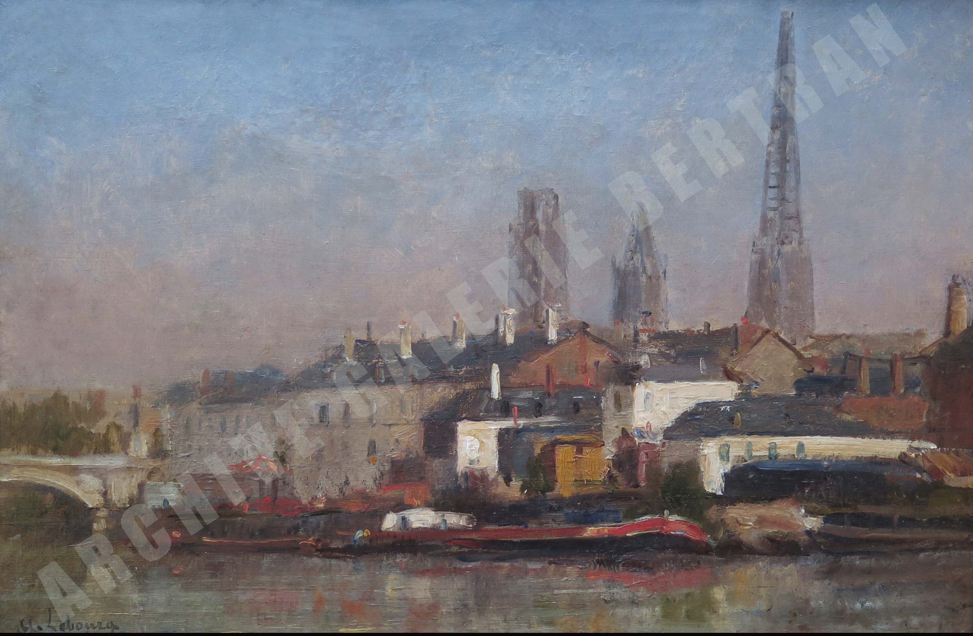 L’ île Lacroix Vue du Cours La Reine