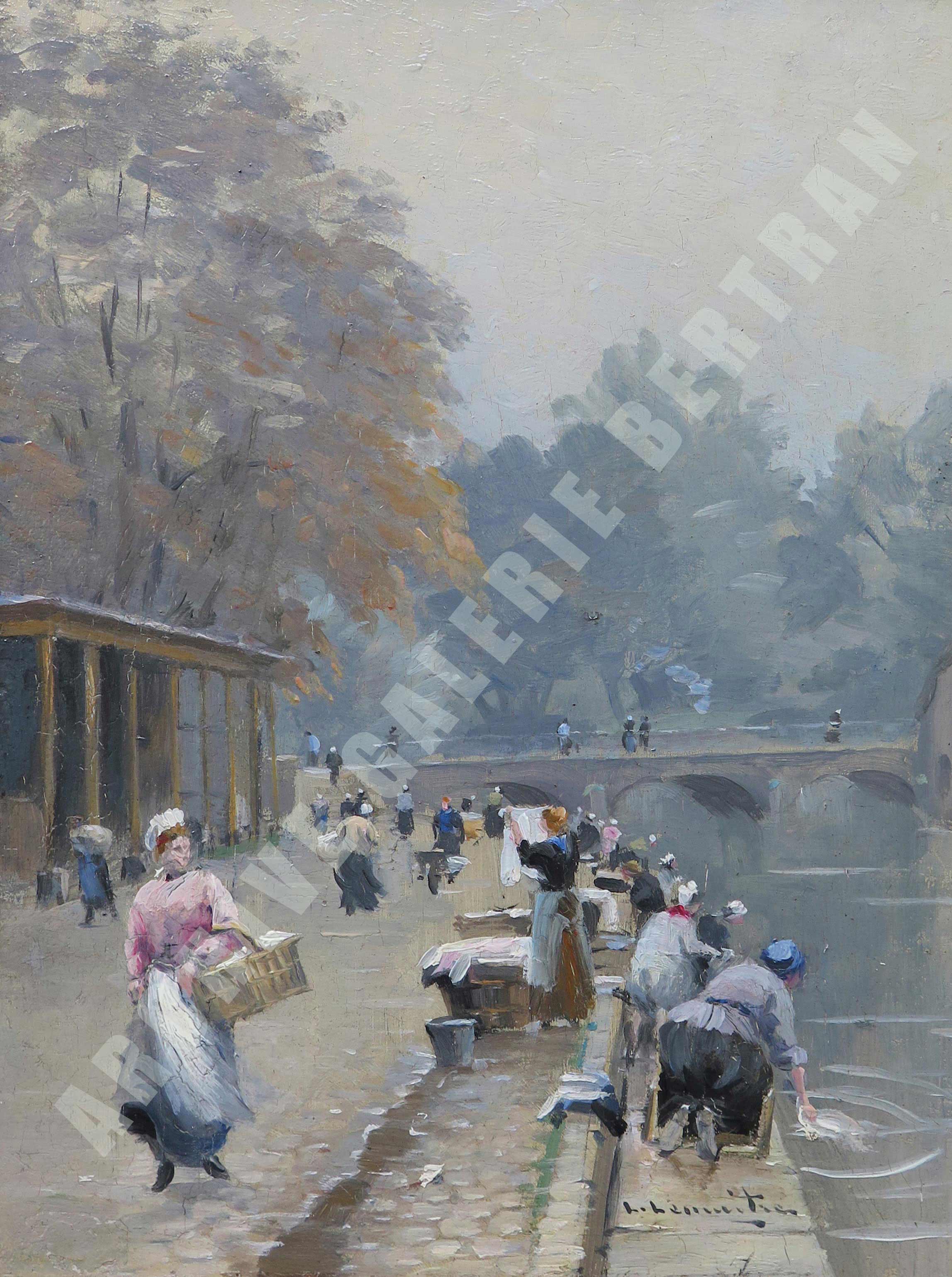 Lavandières au travail