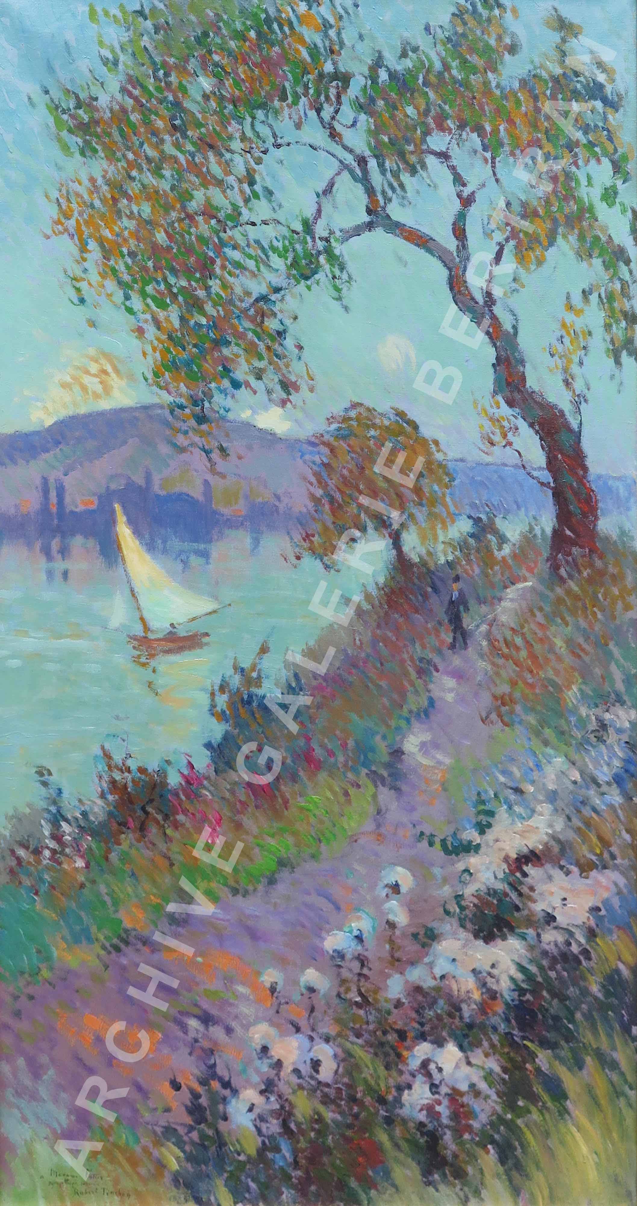 Voilier sur la Seine