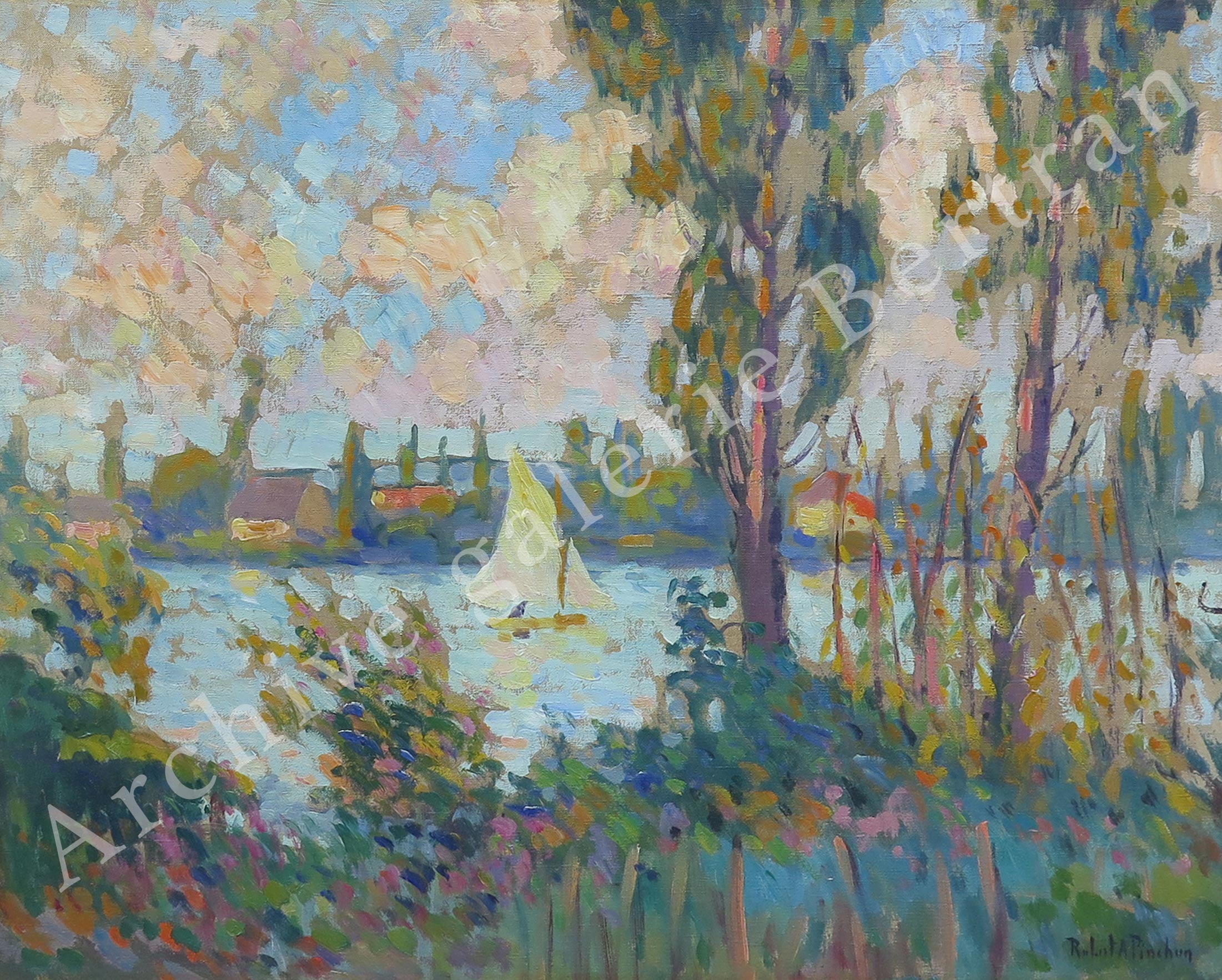 Voilier sur la Seine