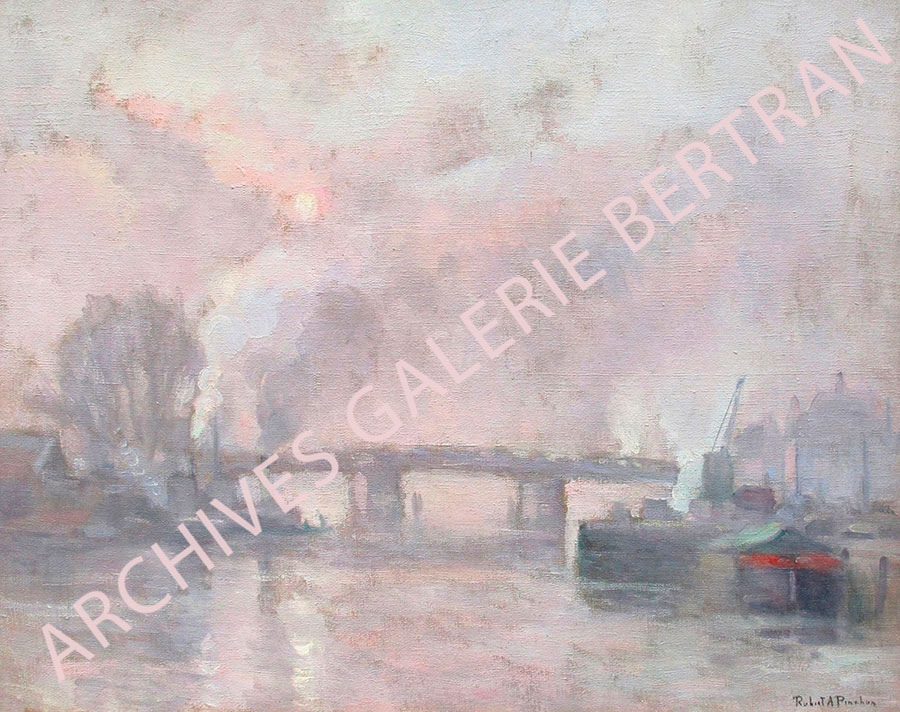 Le pont Corneille en hiver