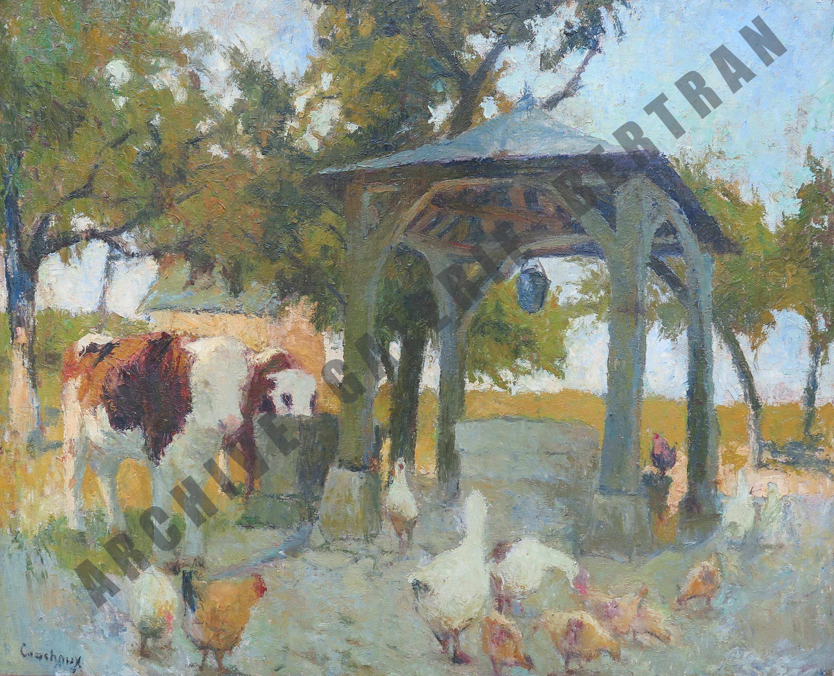 Cour de ferme (Le puit)