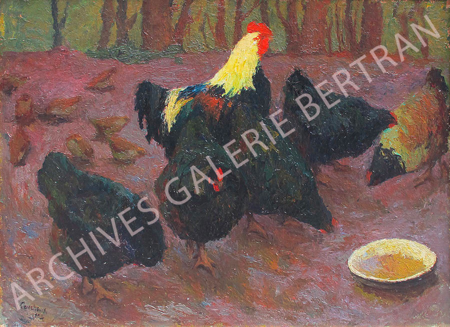 Coq et poules