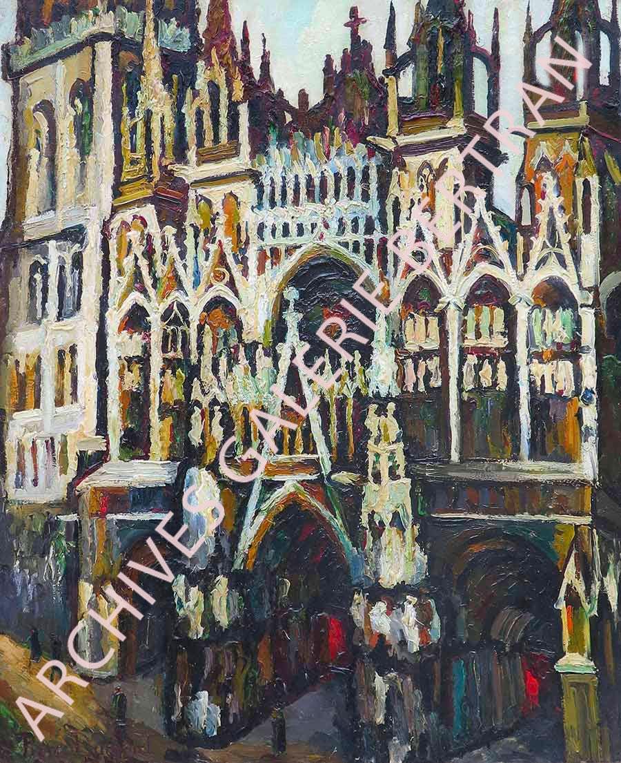 Parvis de la cathédrale de Rouen