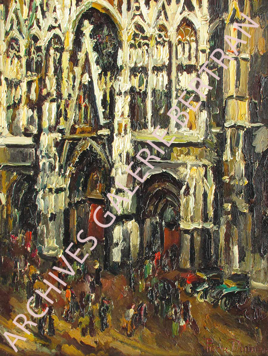Parvis de la cathédrale de Rouen