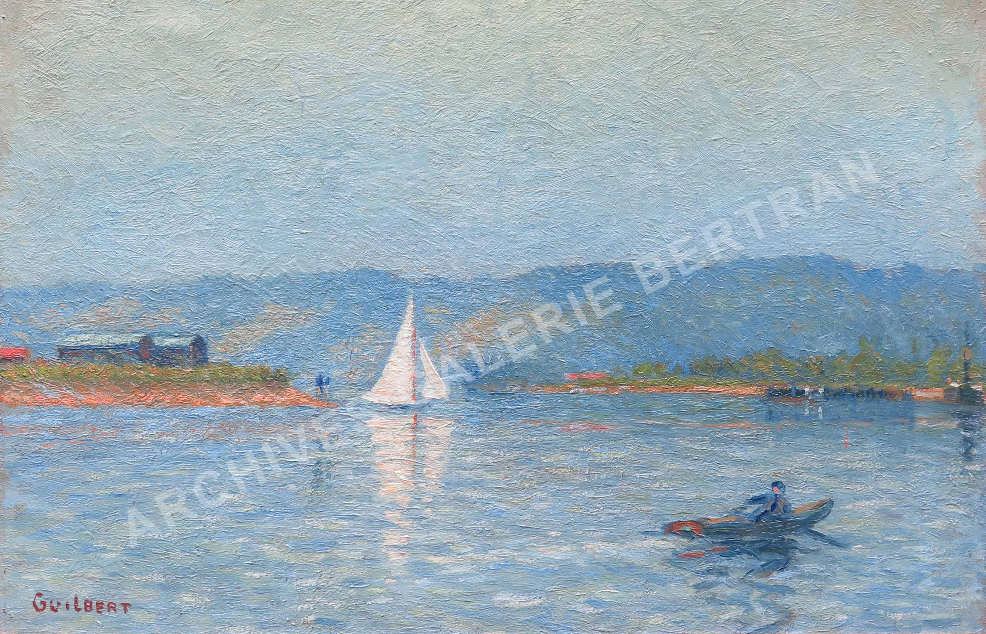 Voilier sur la Seine